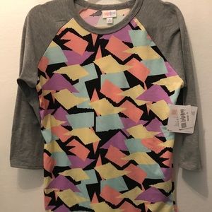 S LuLaRoe Randy baseball T